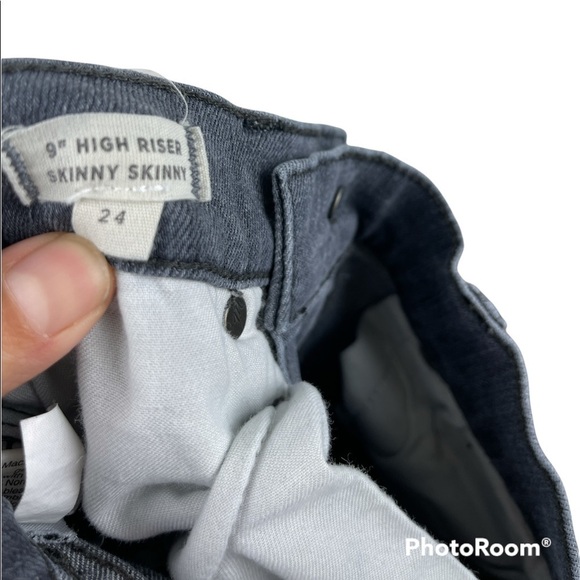 Madewell 9" High-Rise Skinny Jeans in Shaw Wash Size 24 - Picture 6 of 6